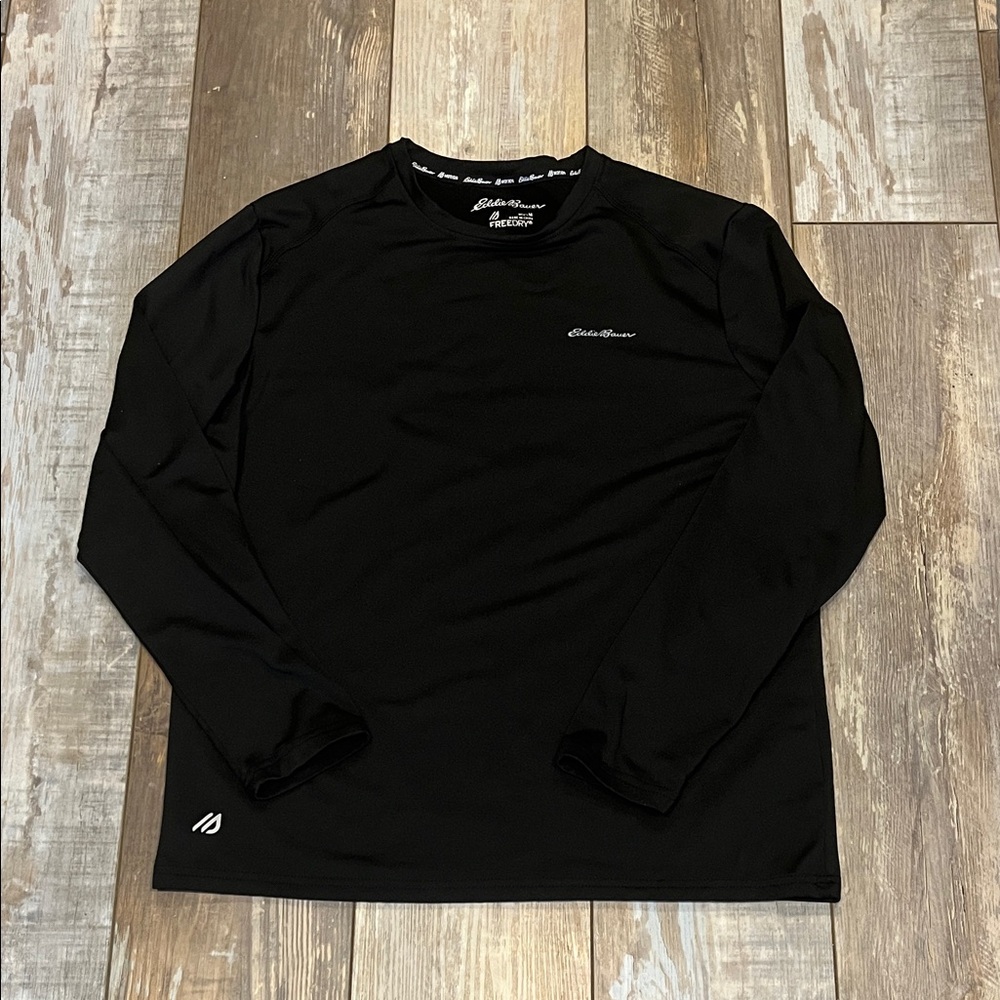Eddie Bauer FreeDry Black Long Sleeve Men's Shirt